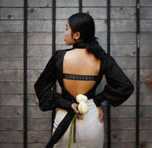 Load image into Gallery viewer, Leather Ties Bra Back Cover