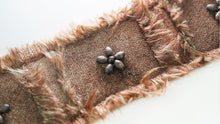 Load image into Gallery viewer, Brown Linen Bra Back Cover