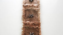 Load image into Gallery viewer, Brown Linen Bra Back Cover
