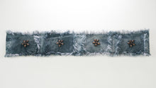 Load image into Gallery viewer, Dark Blue Linen Bra Back Cover