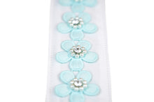Load image into Gallery viewer, Turquoise Flowers Bra Back Cover