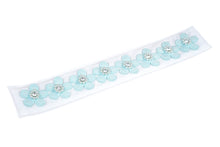 Load image into Gallery viewer, Turquoise Flowers Bra Back Cover