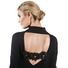 Load image into Gallery viewer, Woman wearing Chiffon Flowers Bra Strap Cover