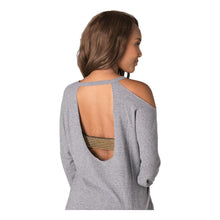 Load image into Gallery viewer, Gold Sequins Bra Back Cover
