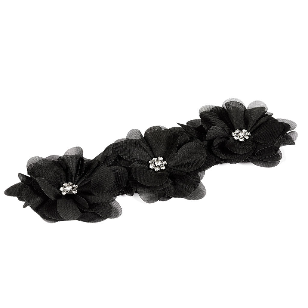 Chiffon Flower Bra Strap Cover BackStory